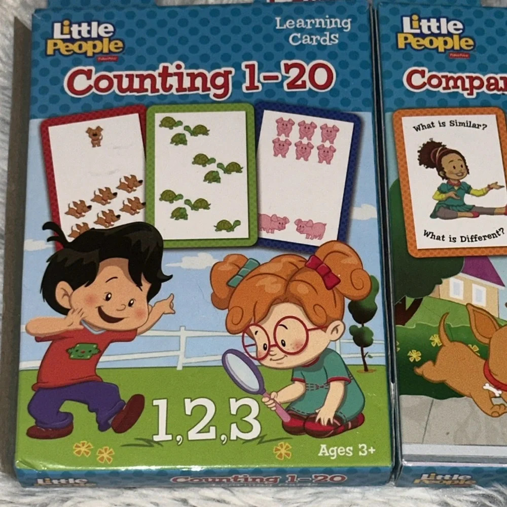Fisher Price Little People l‎ Learning Card Game Ages 4-7
